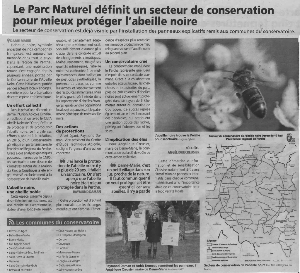 Le parc naturel du Perche défini un secteur de conservation